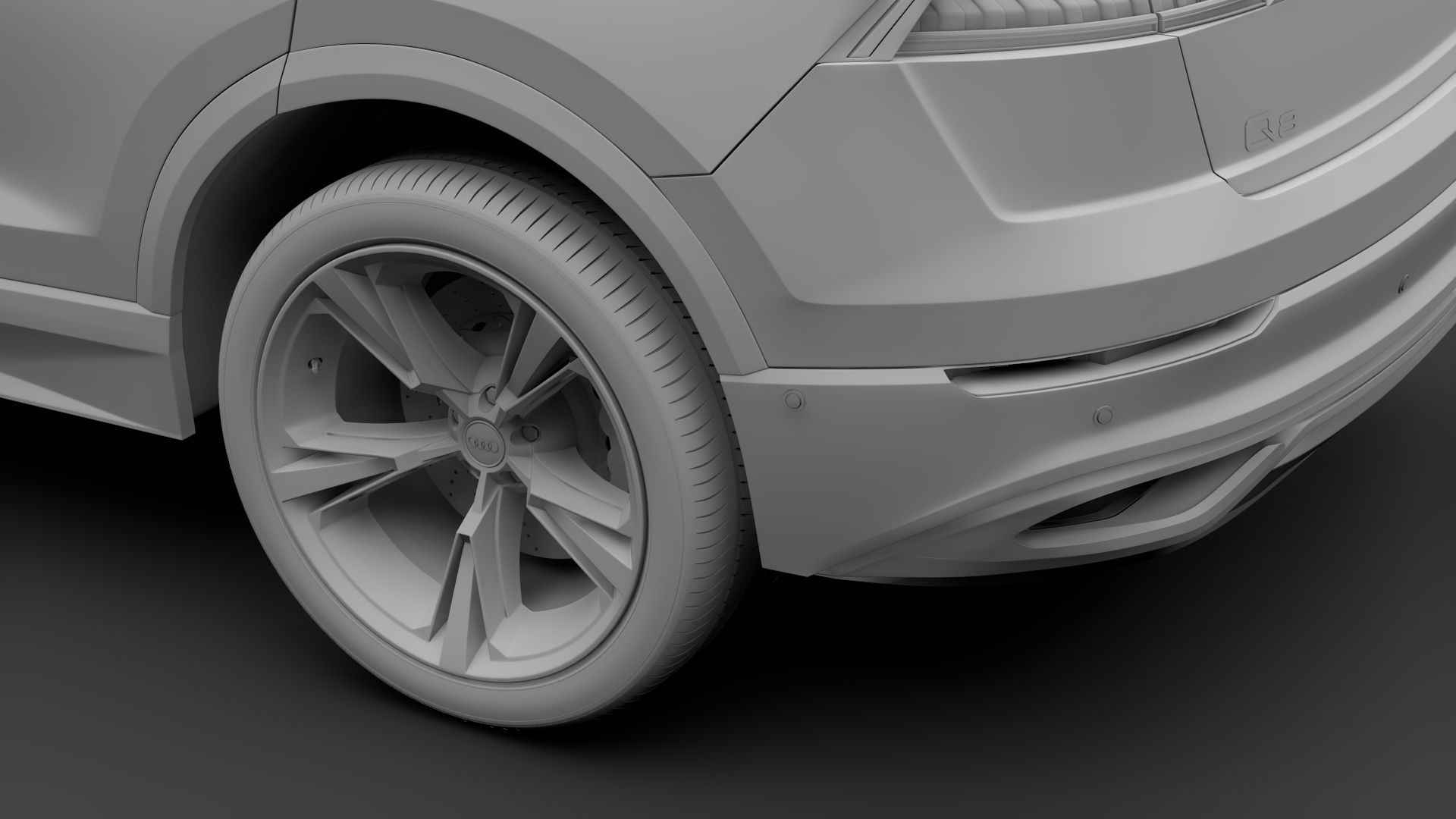 Audi Q8 55 TFSI quattro 2020 3D model_17