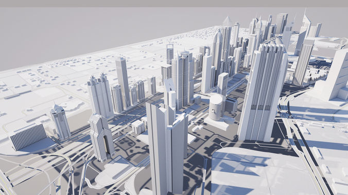Dubai International Financial Centre 3D model