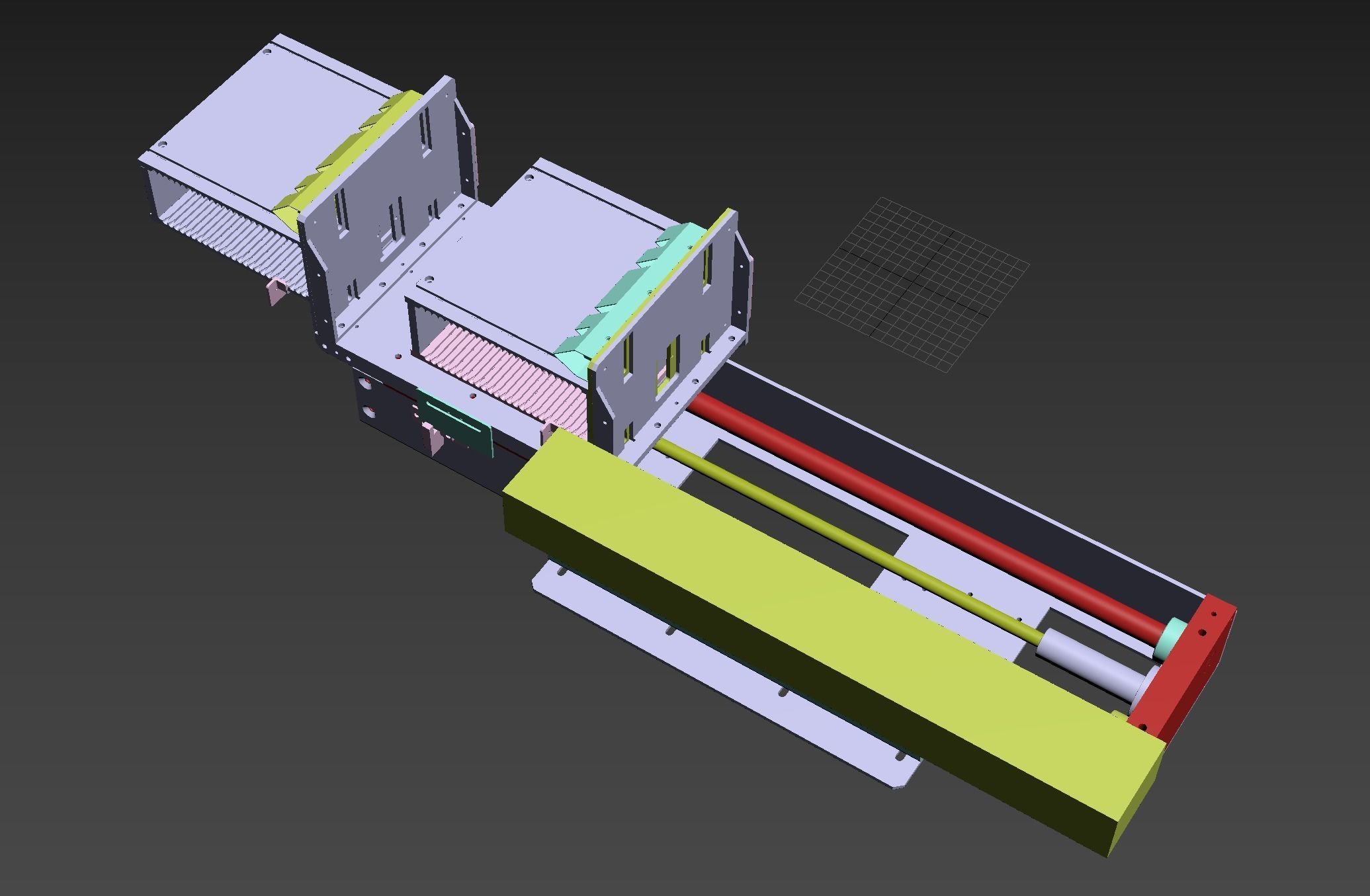 Cylinder drive mechanism 3D model_4