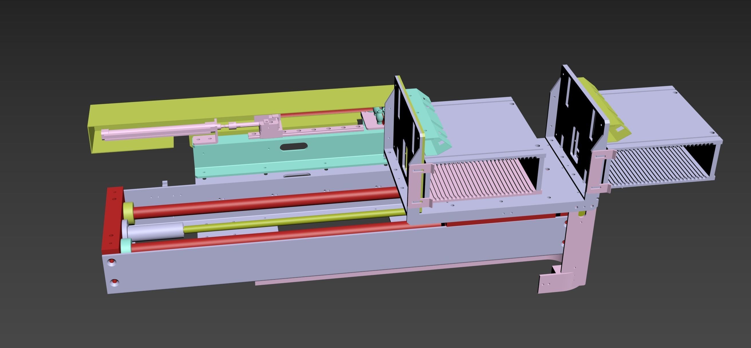 Cylinder drive mechanism 3D model_3