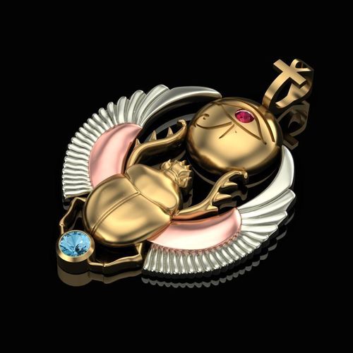 Scarab pendant 3D print model