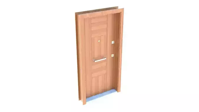 Apartment Door Low-poly 3D model