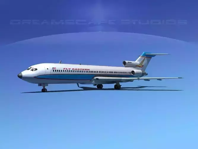 Boeing 727-200 Eastern Airlines 1 3D model