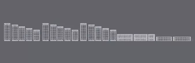 Package Box Collection 3D model 6
