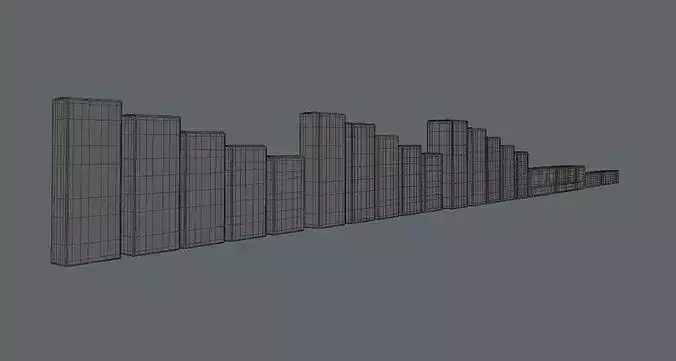 Package Box Collection 3D model 2
