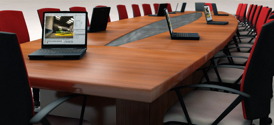 Conference Table 3D model_1