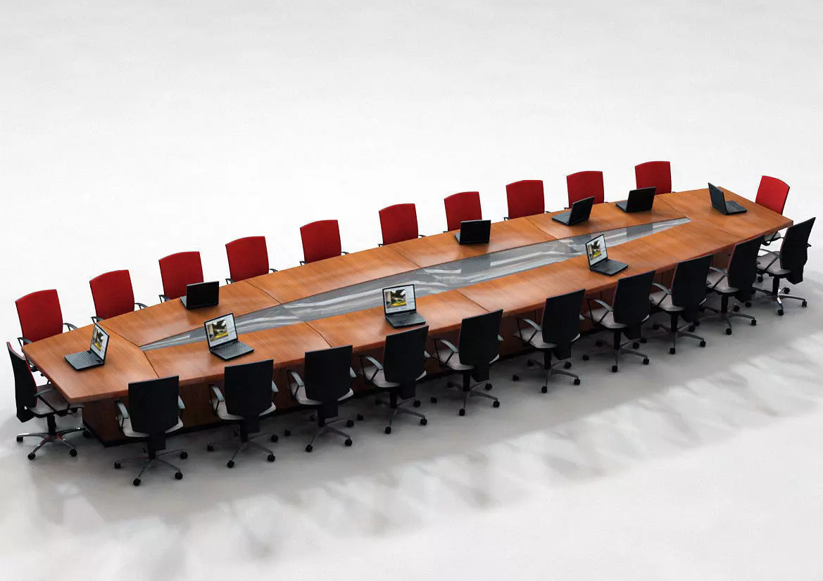 Conference Table 3D model_0