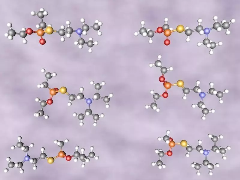 V-series nerve agents 3D Model Collection_0