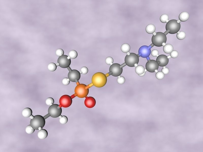 V-series nerve agents 3D Model Collection_1