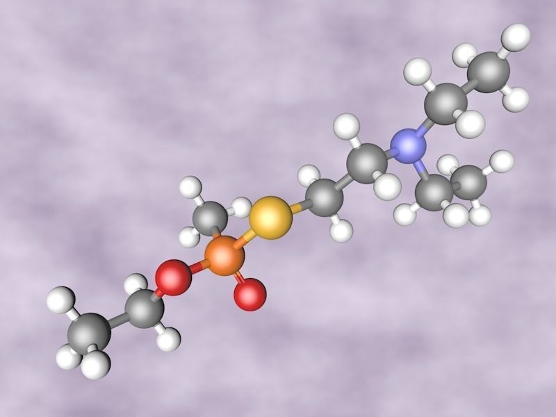 V-series nerve agents 3D Model Collection_4