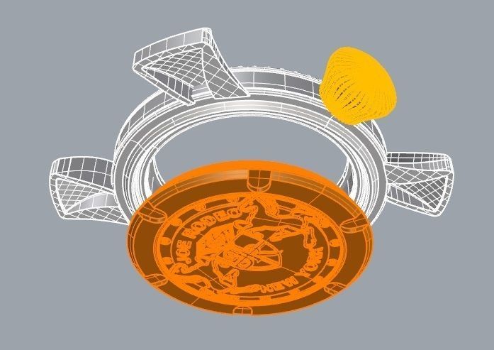 WATCH JOE RODEO CROWNED DIAMONDS 3D print model_4