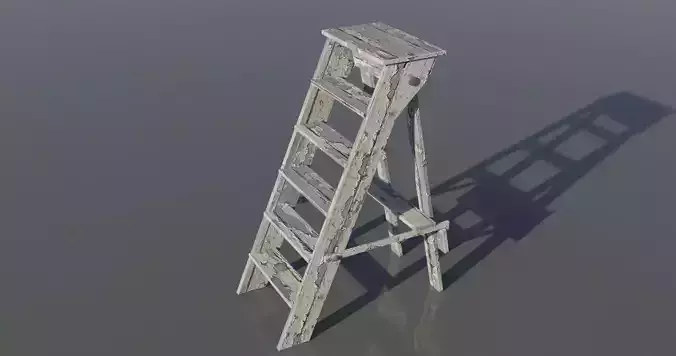 Old Stairs Stepladder