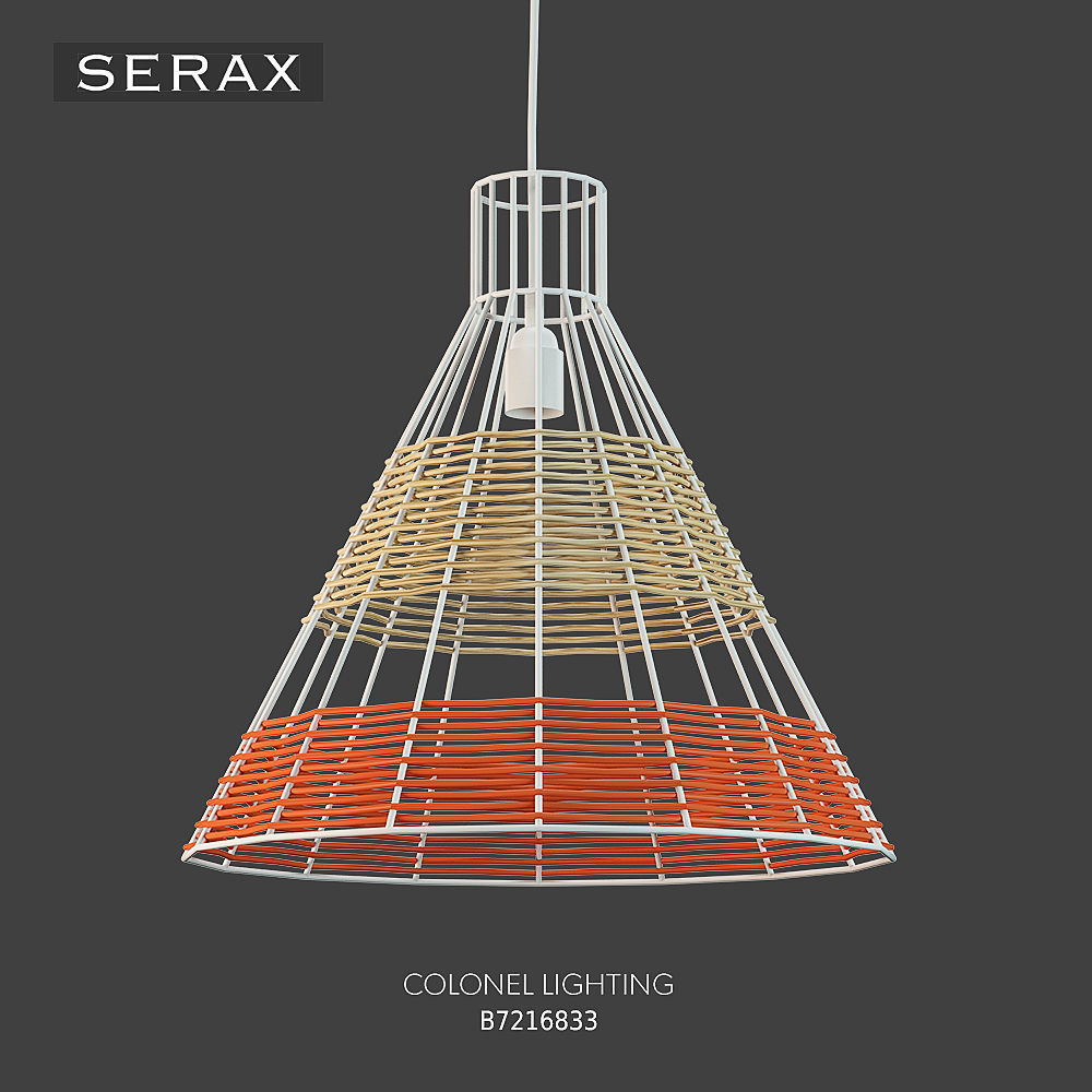 Serax Colonel coral lamp 3D model_1