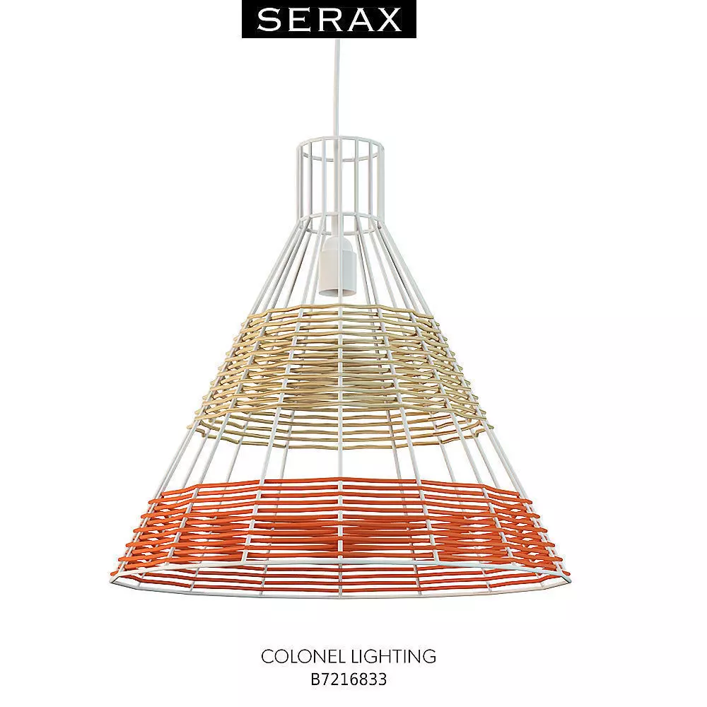 Serax Colonel coral lamp 3D model_0