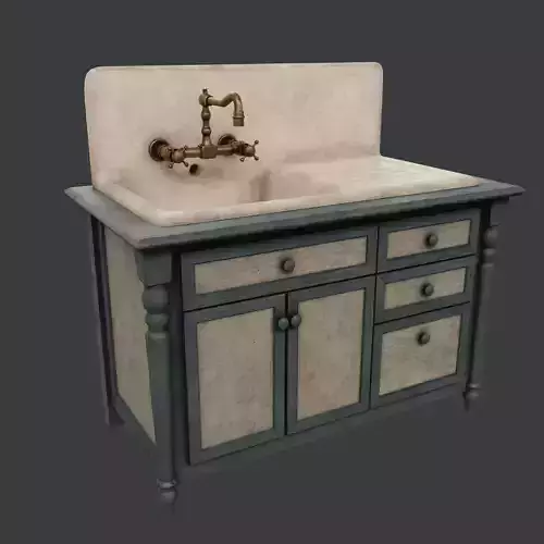 Rustic sink 