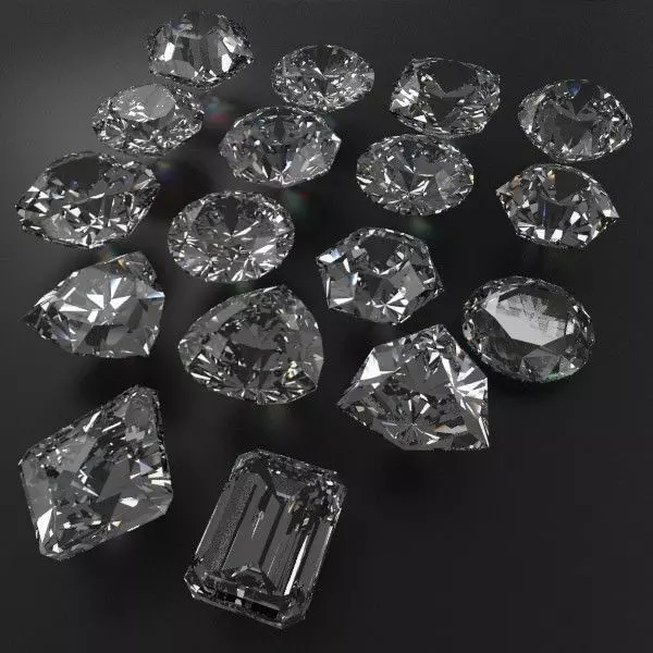 Special Cut Gem Collection 3D model_0