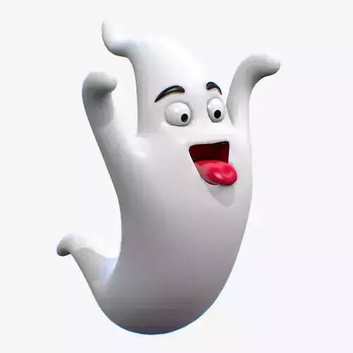 Cartoon Ghost Character