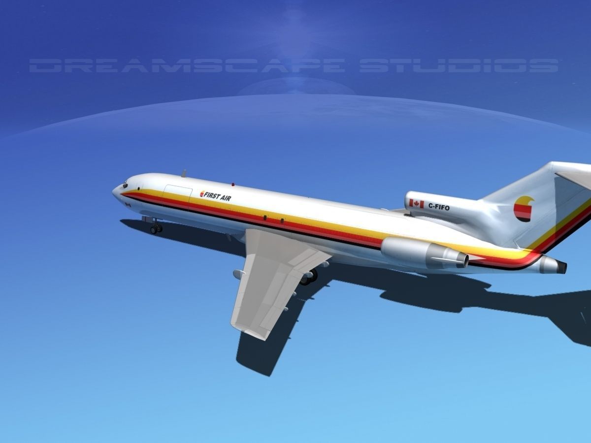 Boeing 727-200 First Air 3D model_14