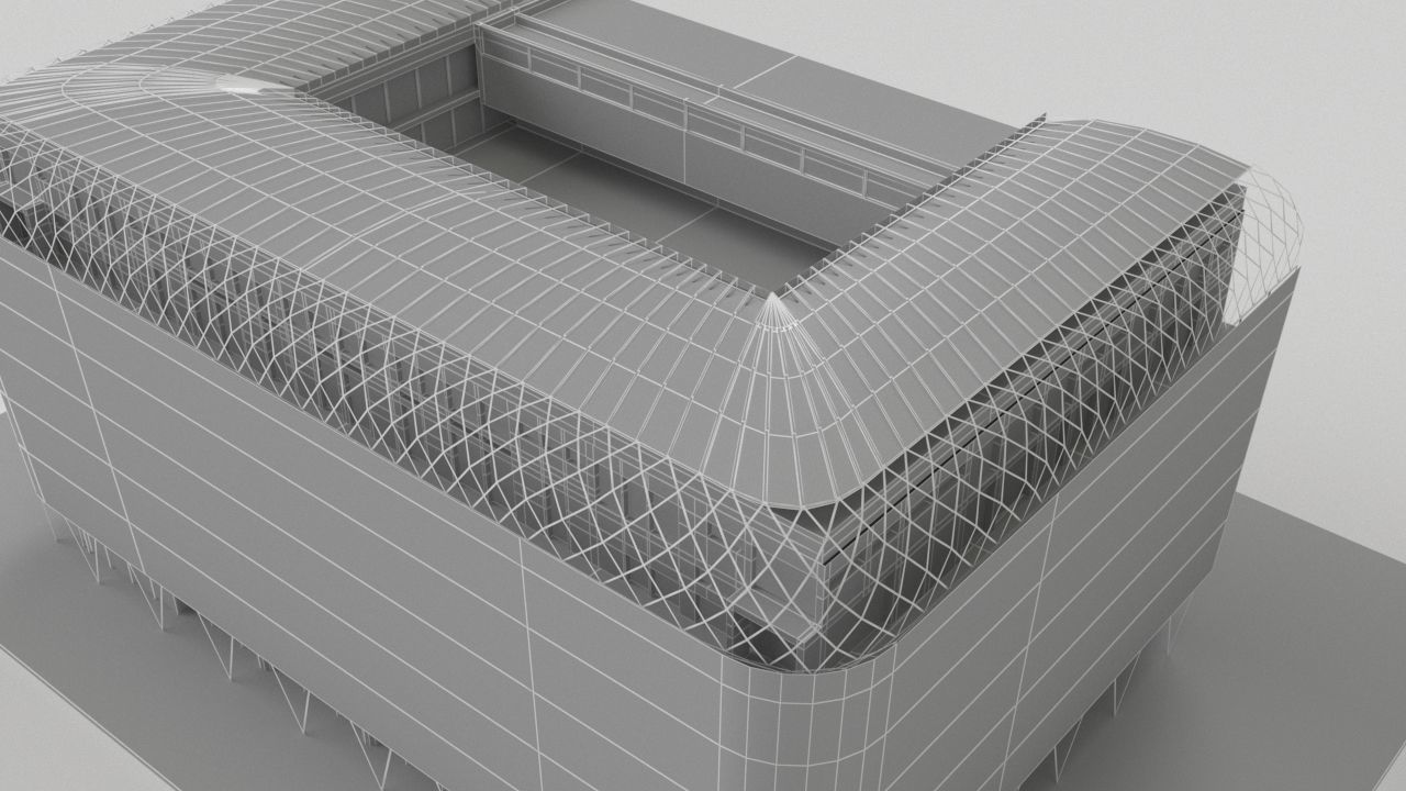 Vorosmarty square business center - Budapest Low-poly 3D model_14