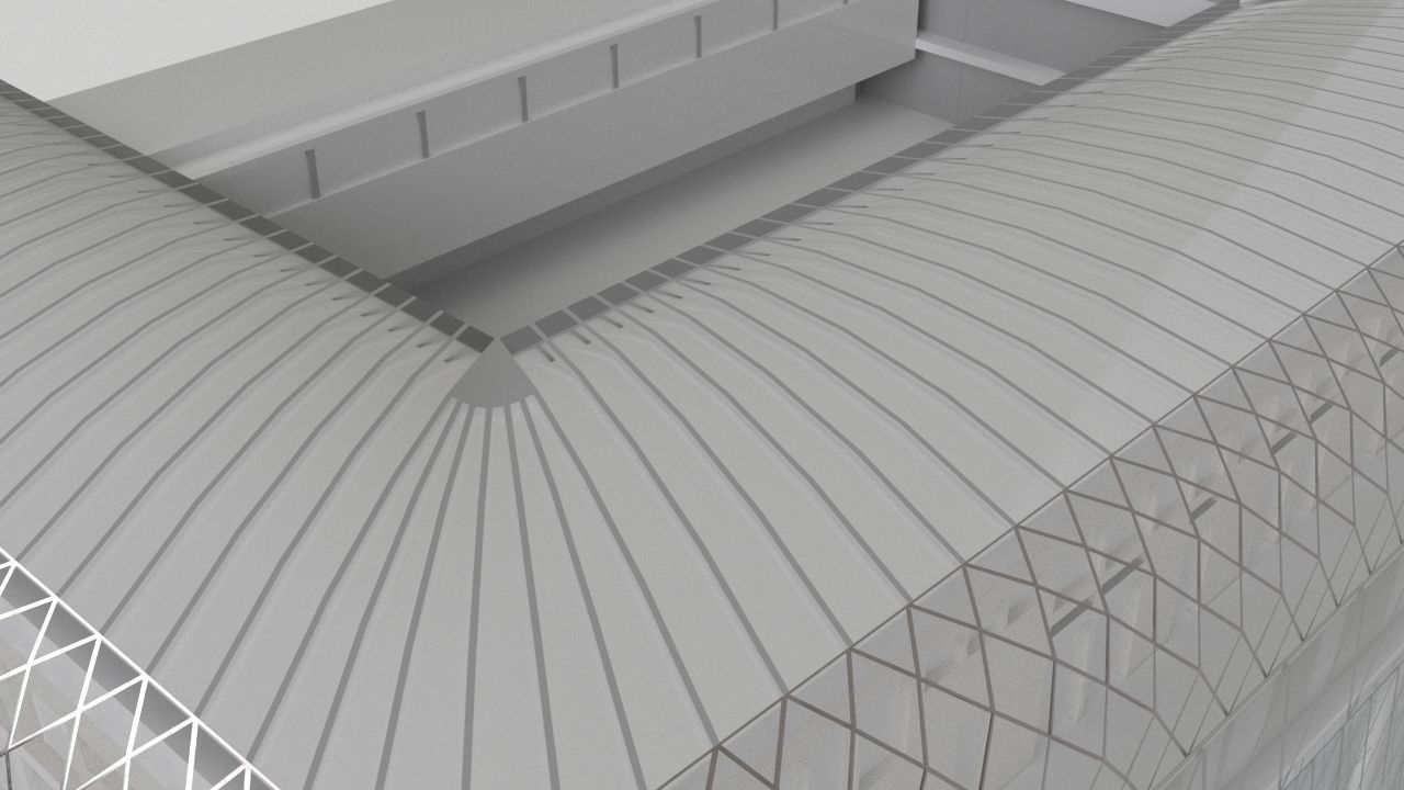 Vorosmarty square business center - Budapest Low-poly 3D model_16