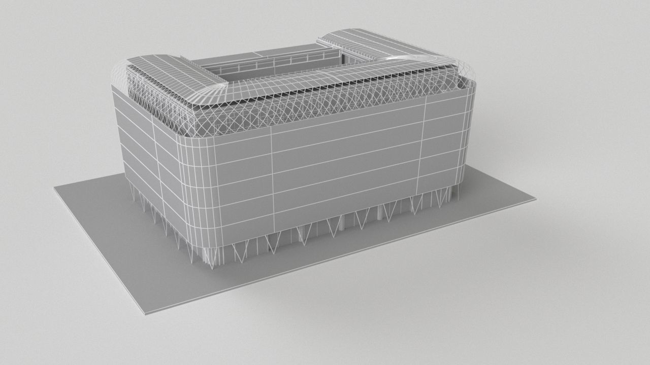 Vorosmarty square business center - Budapest Low-poly 3D model_15