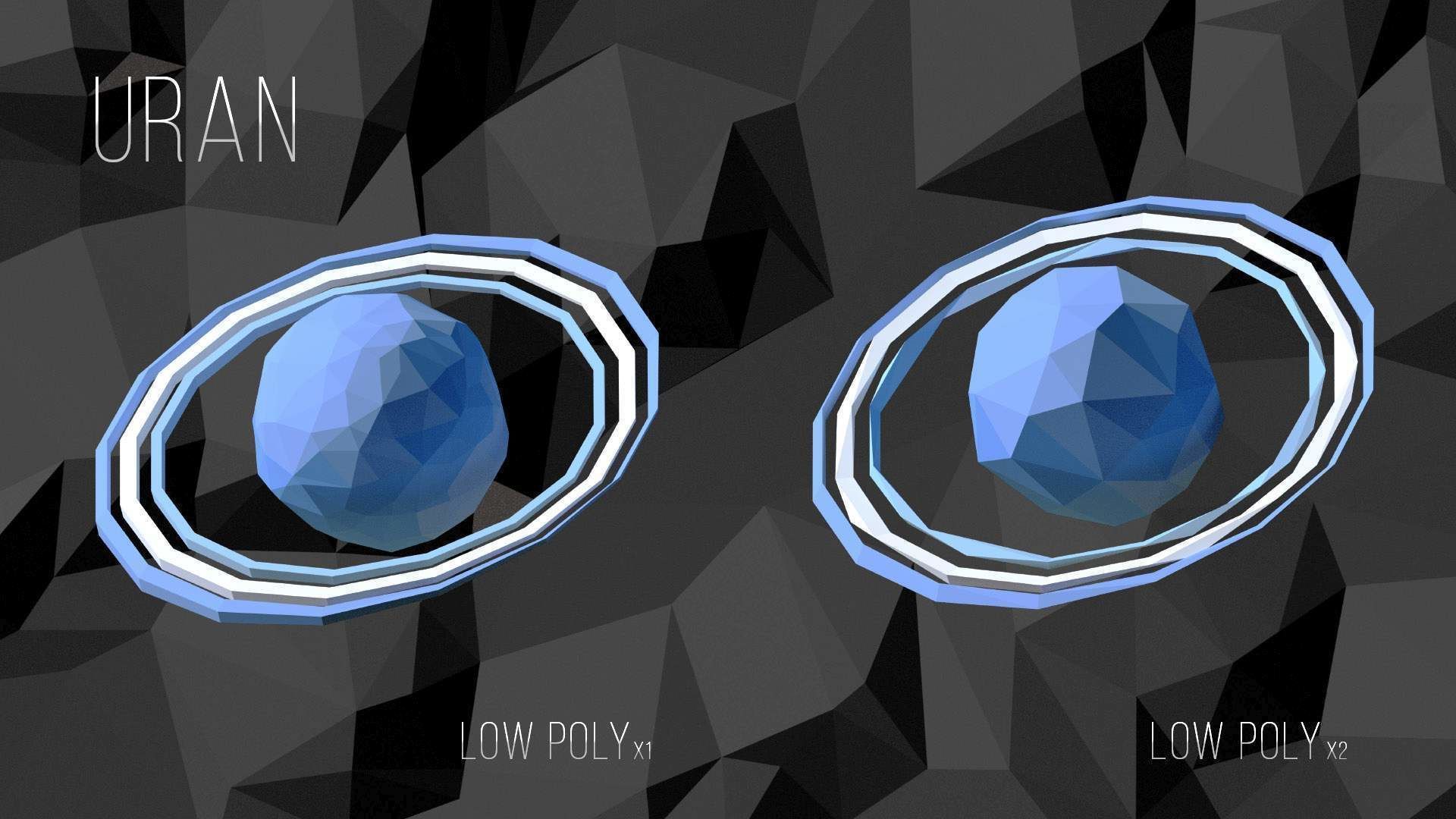 Low Poly Cosmos Project - Planets Low-poly 3D model_5