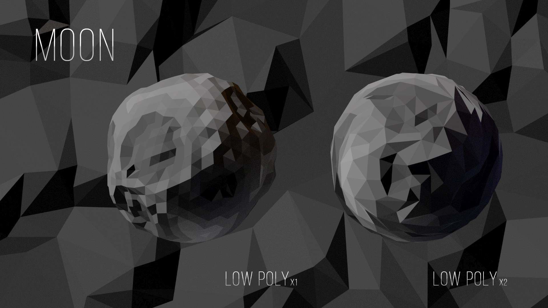 Low Poly Cosmos Project - Planets Low-poly 3D model_4