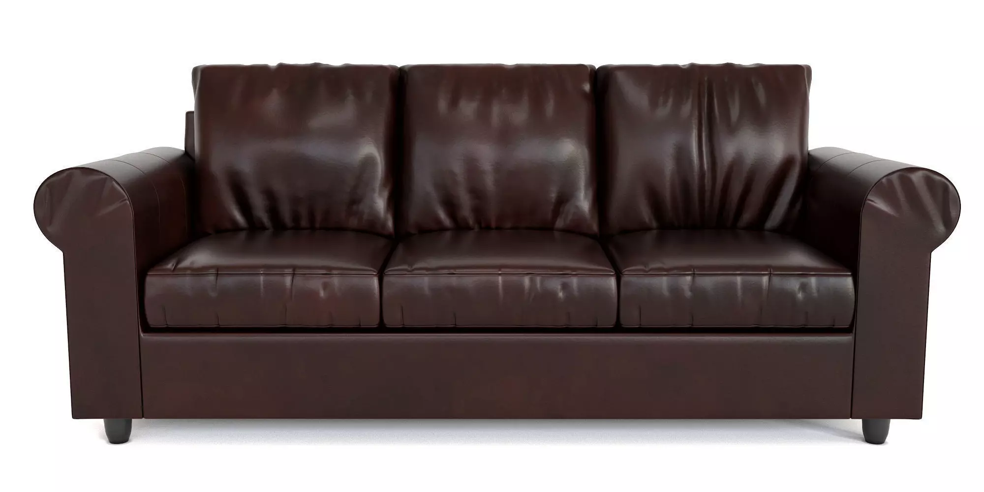 SofaPBR seater leather sofa 3D model_0