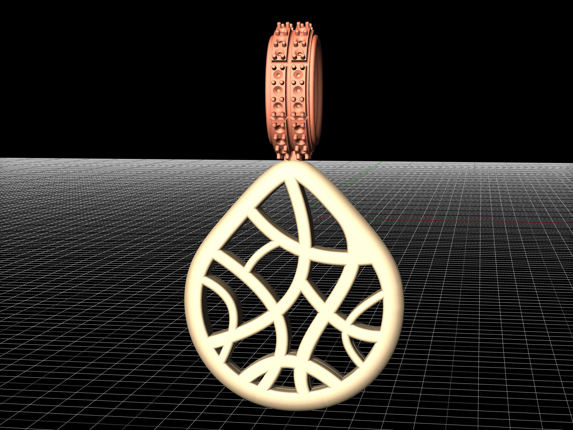 pick pendant 3D print model_11