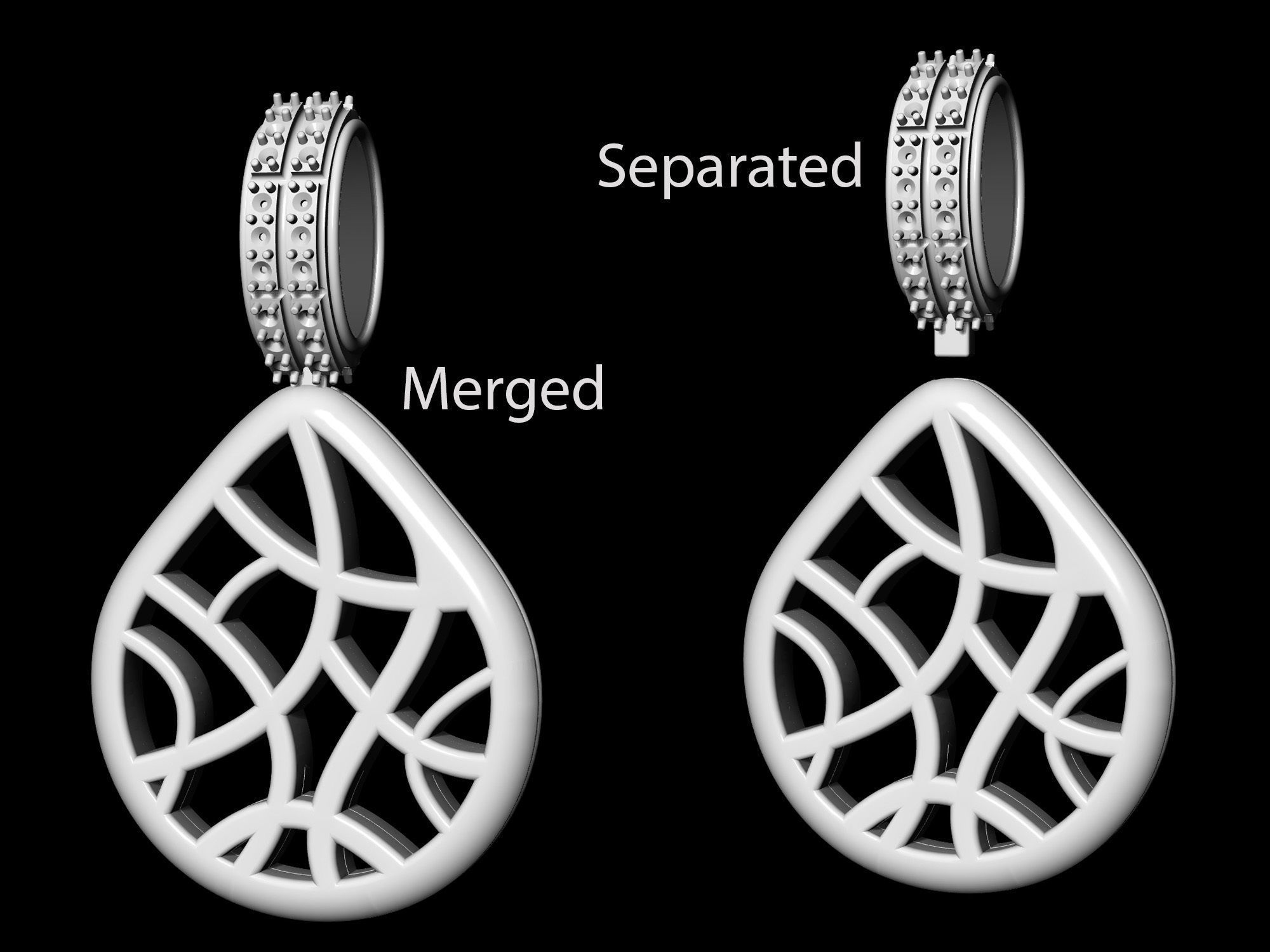 pick pendant 3D print model_5