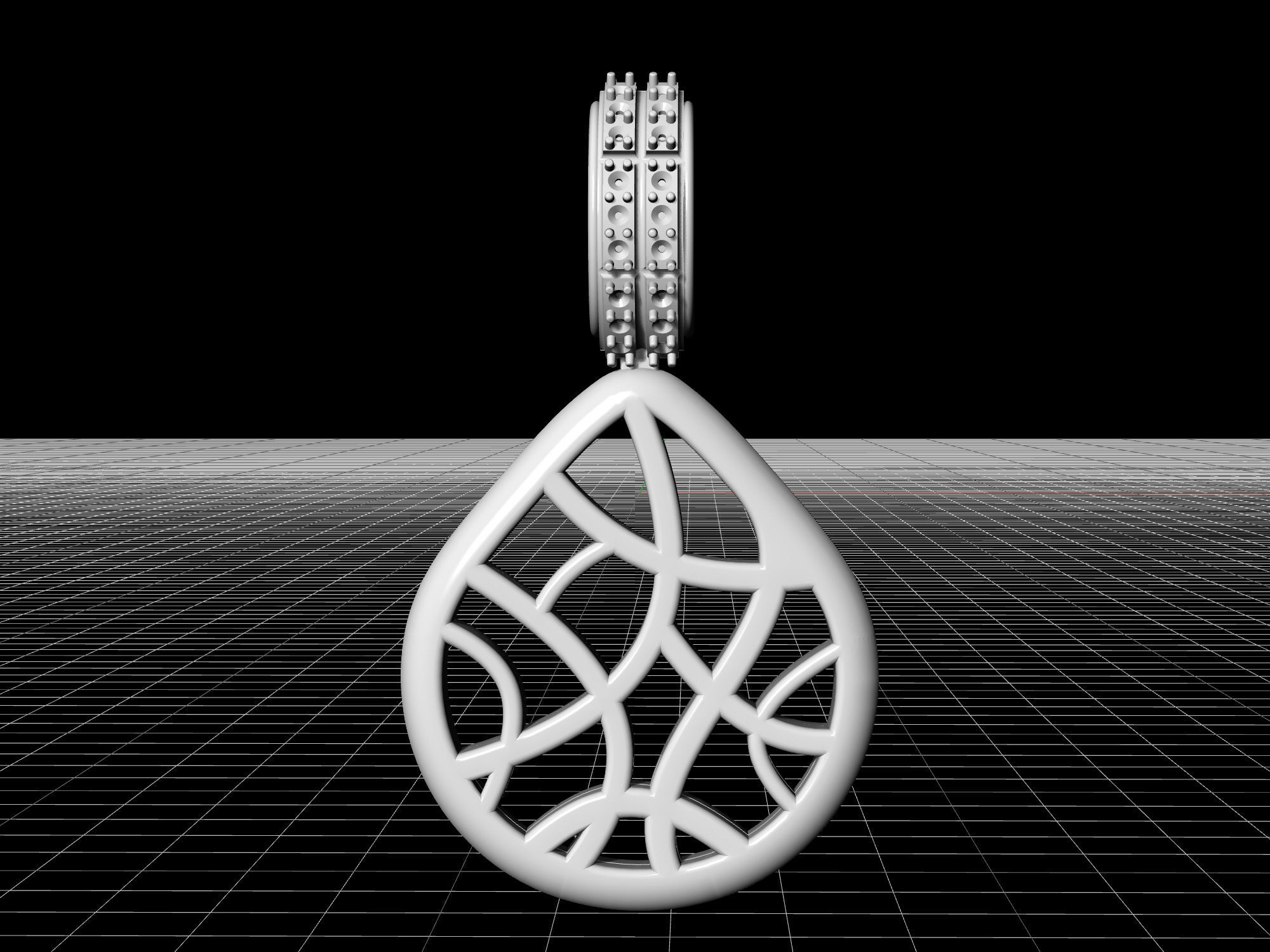 pick pendant 3D print model_6