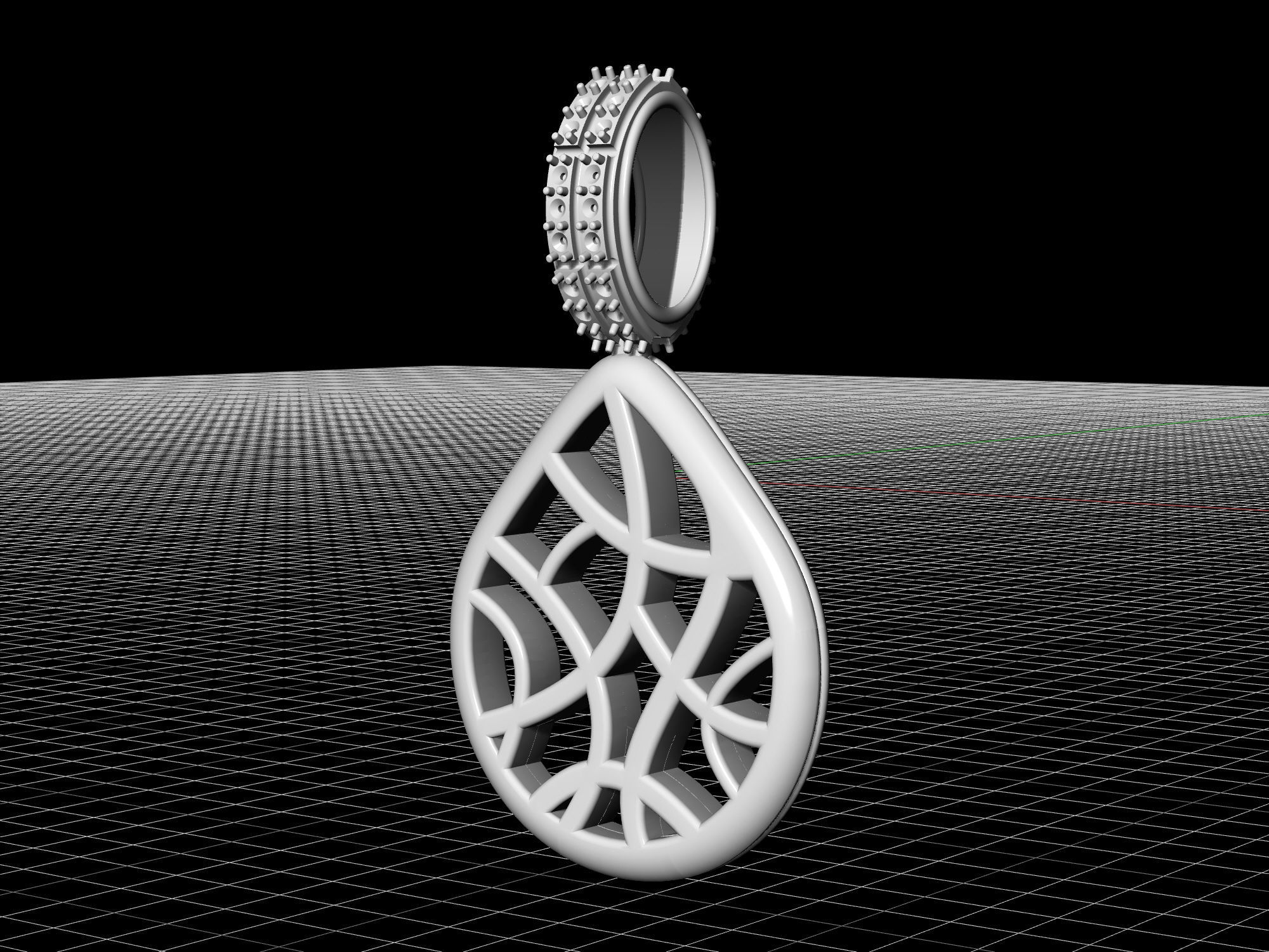 pick pendant 3D print model_8