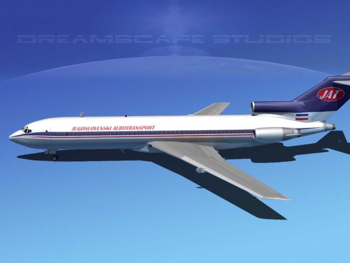 Boeing 727-200 JAT 3D model_14