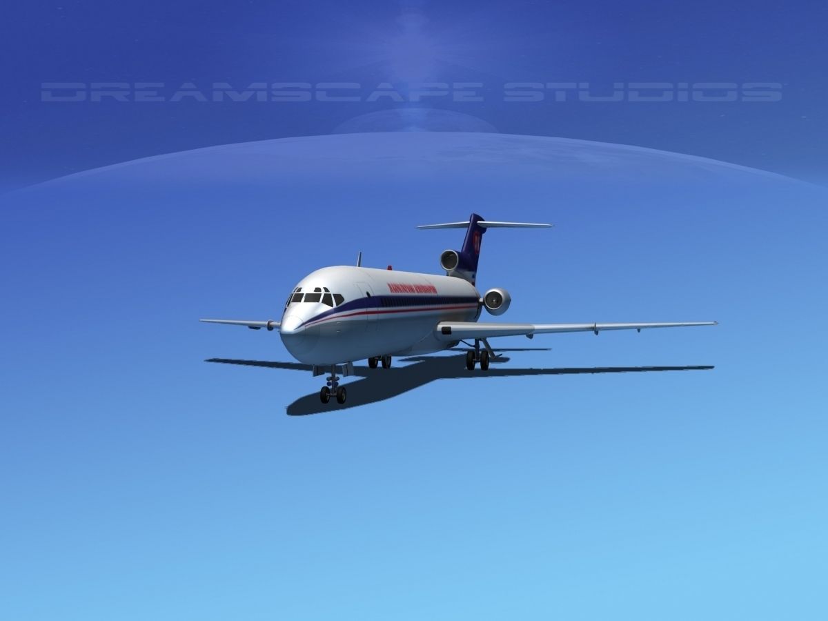 Boeing 727-200 JAT 3D model_5