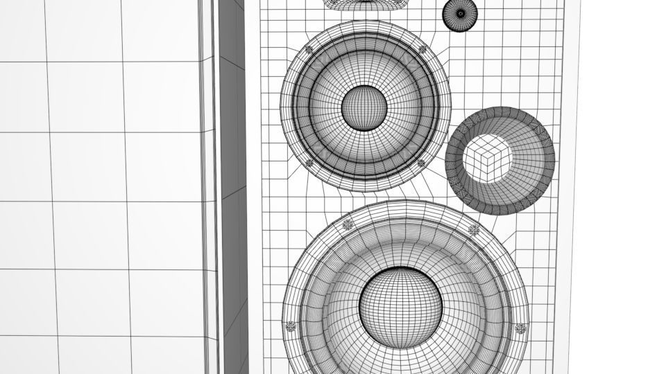 Speakers Edifier  3D model_11