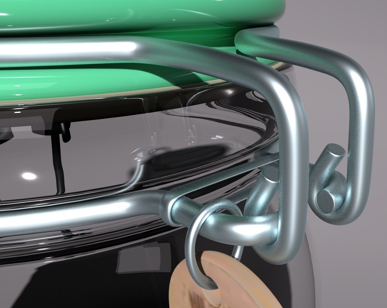 mason jar 3D model_4