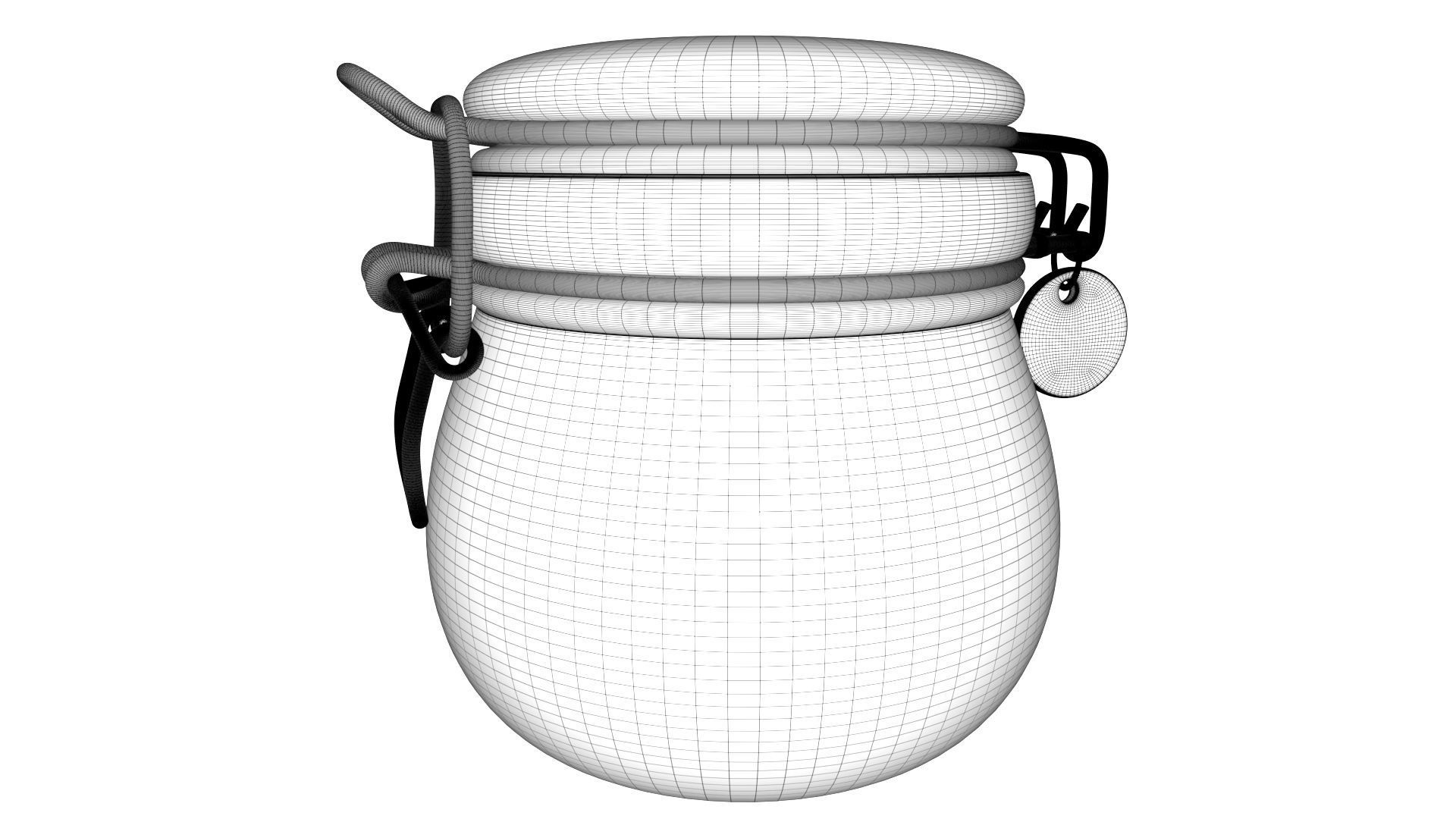 mason jar 3D model_5