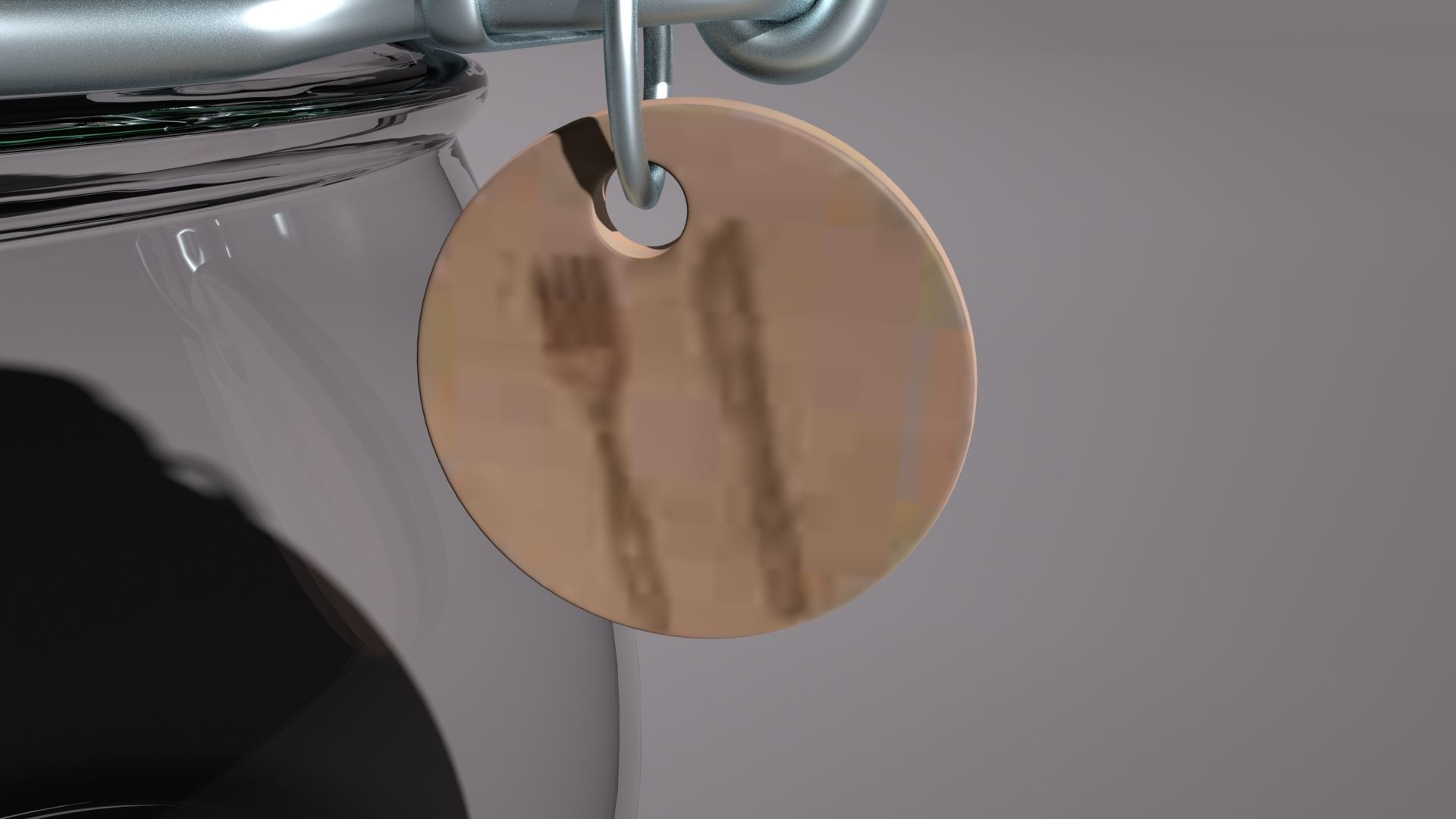 mason jar 3D model_2