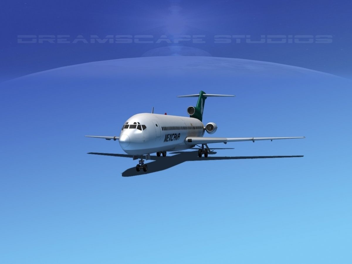 Boeing 727-200 Mexicana 3D model_7