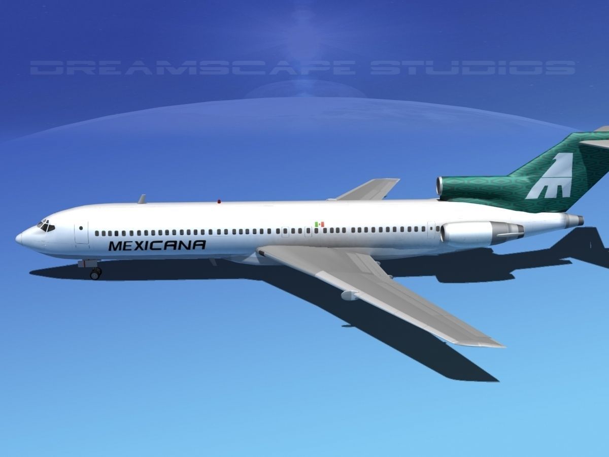 Boeing 727-200 Mexicana 3D model_14