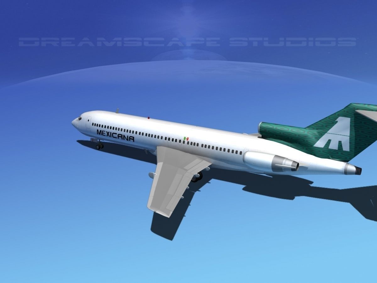 Boeing 727-200 Mexicana 3D model_12