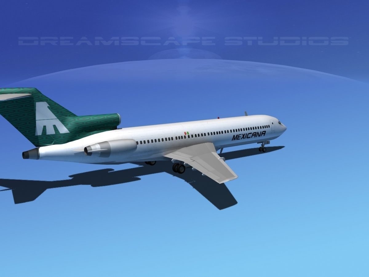 Boeing 727-200 Mexicana 3D model_10