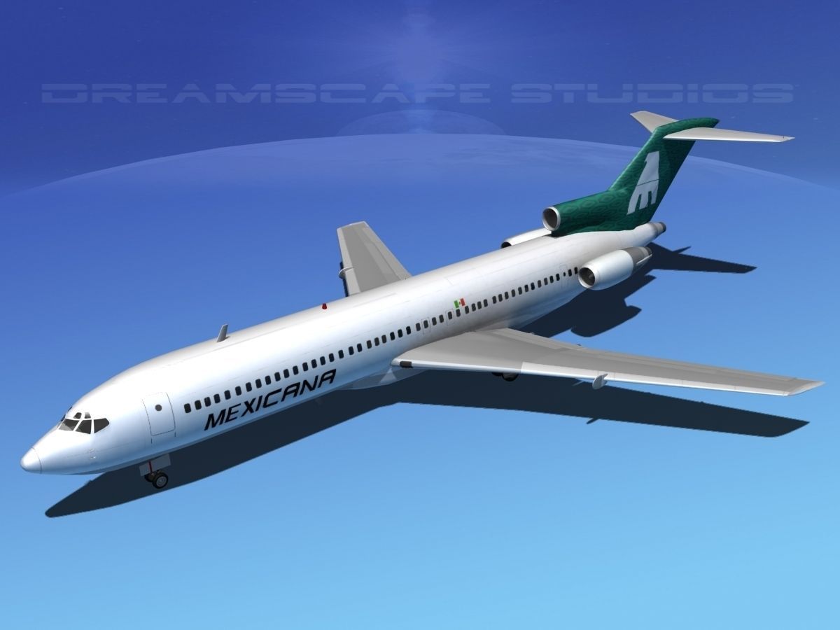 Boeing 727-200 Mexicana 3D model_15
