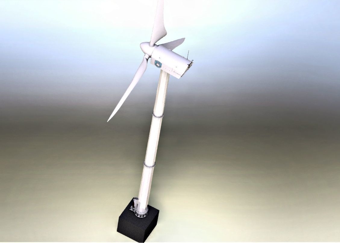 Wind turbine 3D model_53