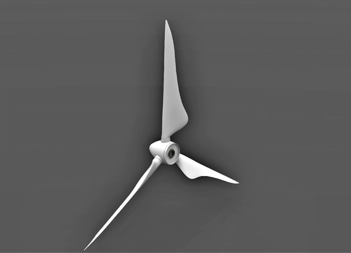 Wind turbine 3D model_47