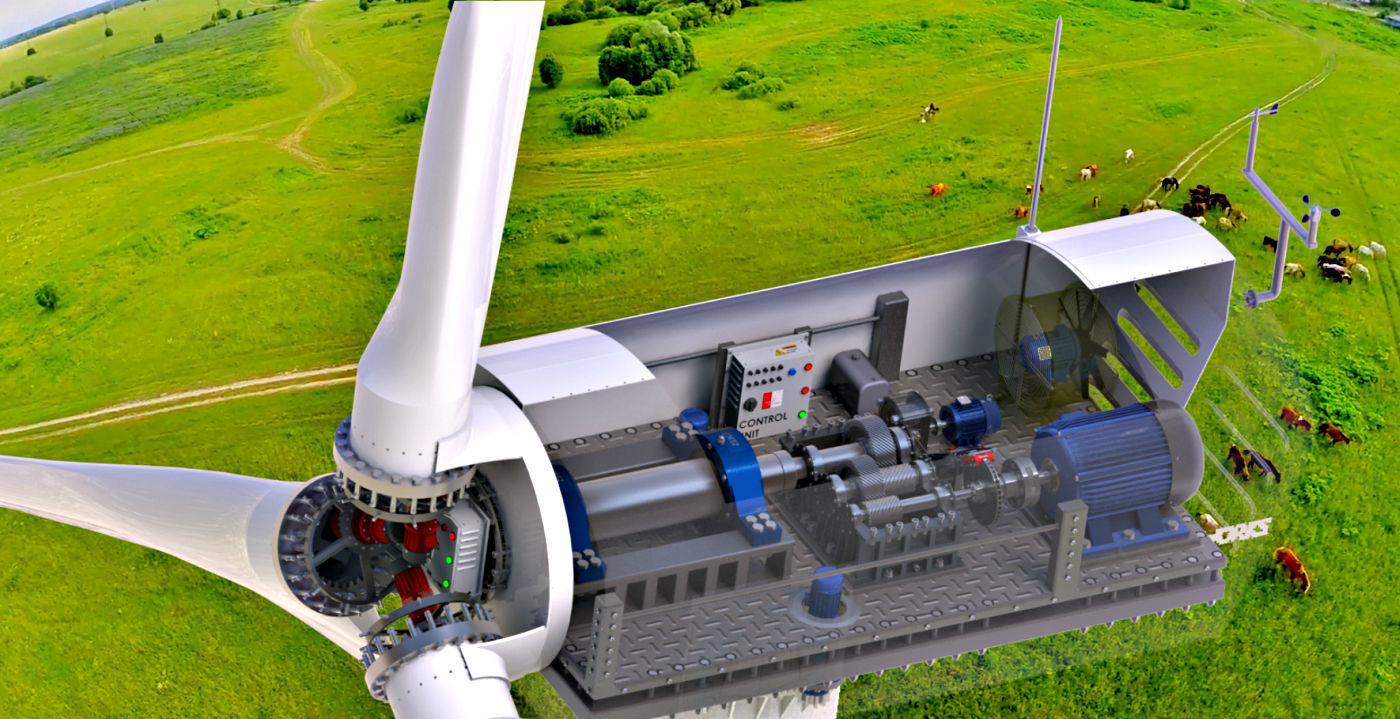 Wind turbine 3D model_56