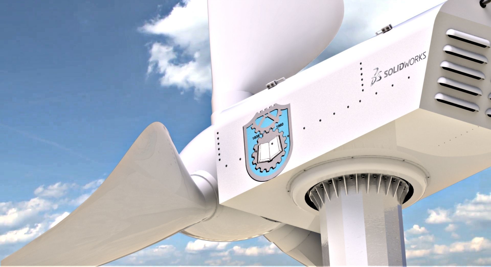 Wind turbine 3D model_2
