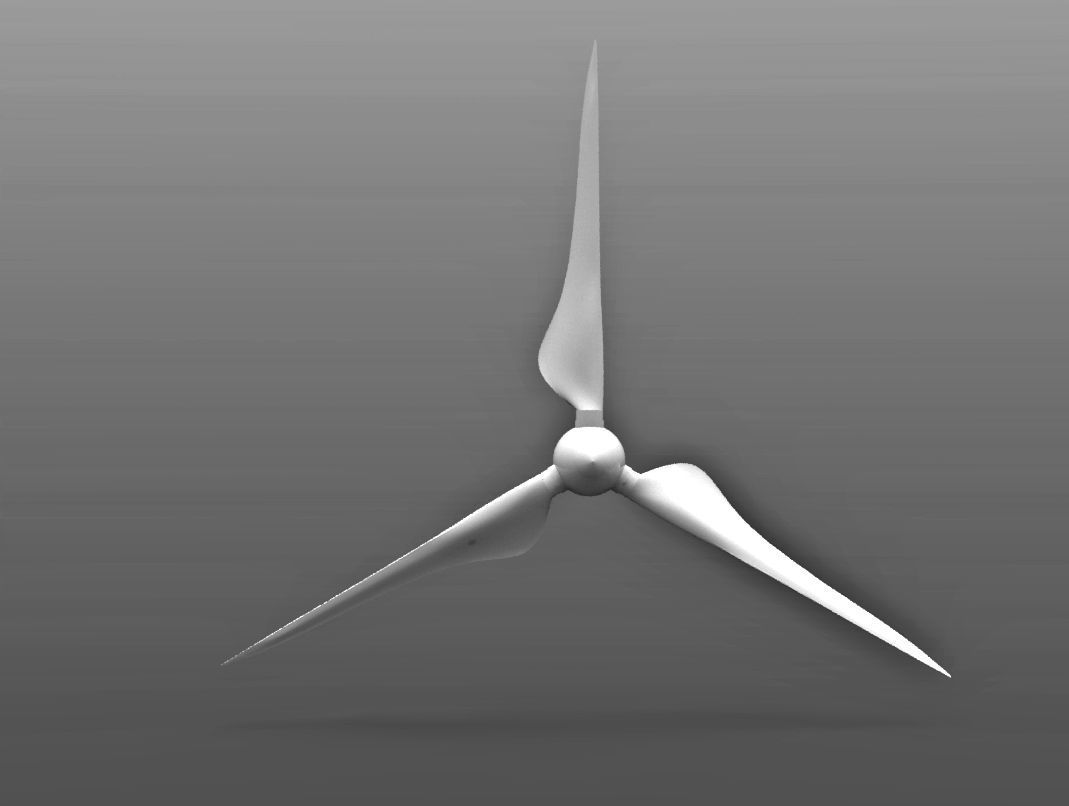 Wind turbine 3D model_44