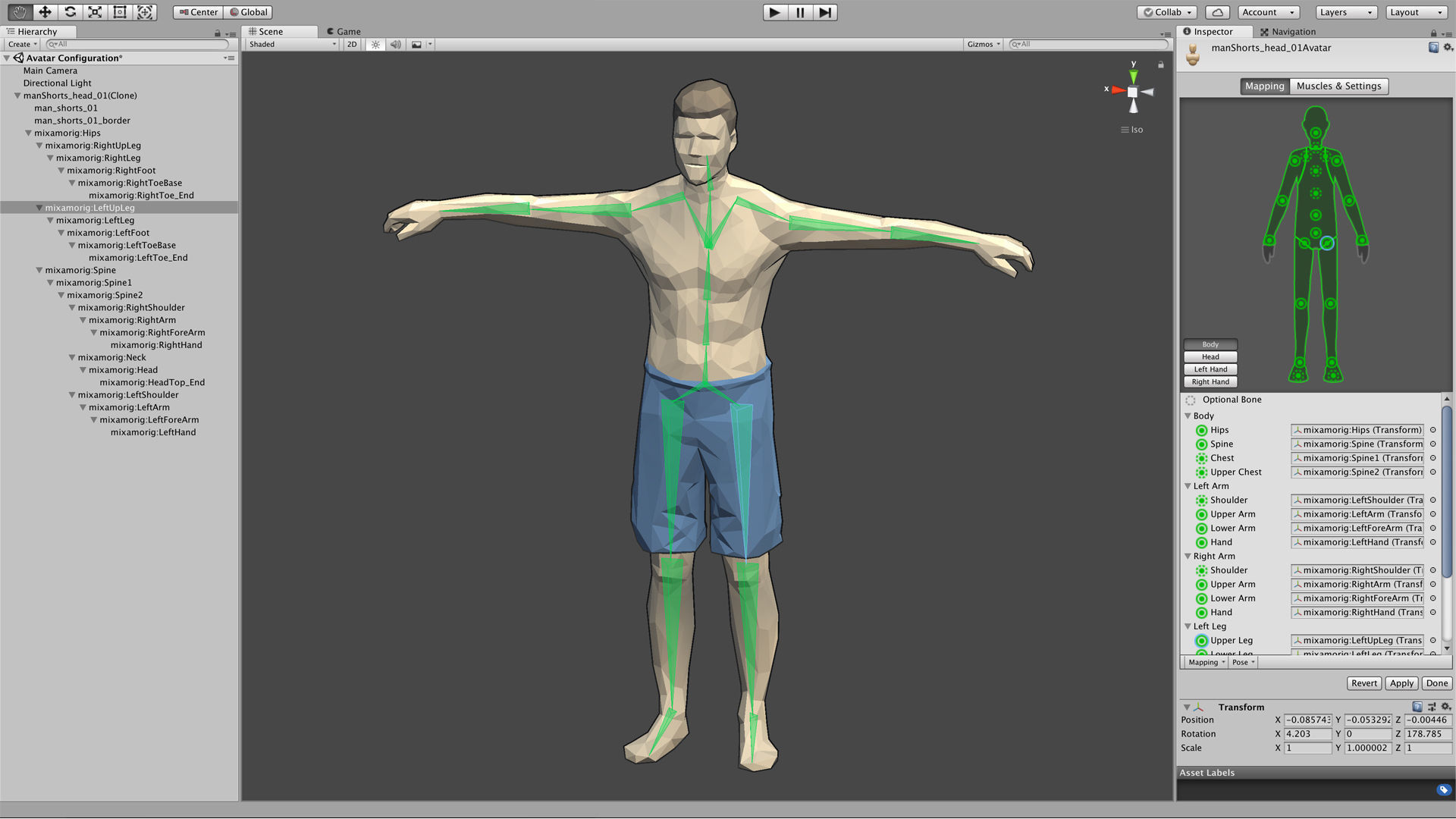 Lowpoly Rigged Male Essentials Low-poly 3D model_14