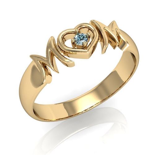 beautiful  ring MOM 3D print model